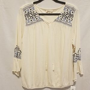 Style&Co - Embroidered Top